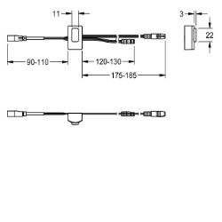 Bild von KWC ASXT9001 Sensor, ID 02/00002 Füllmenge:1, Mengeneinheit:Stück, Art.Nr. : 2030041459