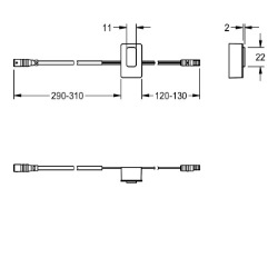 Bild von KWC ASEX1004 Sensor, ID 01/00003 Füllmenge:1, Mengeneinheit:Stück, Art.Nr. : 2030041455