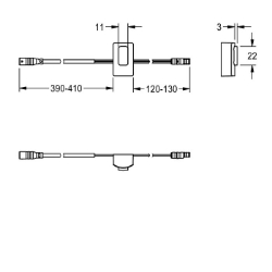 Bild von KWC ASEX1001 Sensor, ID 01/00001 Füllmenge:1, Mengeneinheit:Stück, Art.Nr. : 2030041447