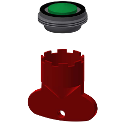 Bild von KWC ASXX1004 Luftsprudler 5,0 l/min Füllmenge:1, Mengeneinheit:Stück, Art.Nr. : 2030041011