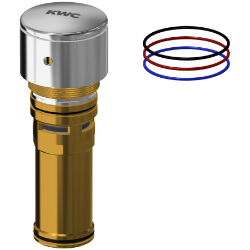 Bild von KWC ASSV1005 Oberteil Anwendung:waschen, Art der Kartusche:Selbstschlusskartusche, Nennweite:DN 15, Art.Nr. : 2030049138