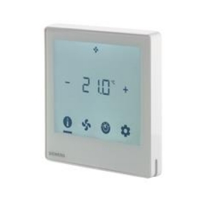 Bild von Siemens - KNX Unterputz-Raumthermostat Touch für 2-/4-Rohr FCU mit Ein/Aus-Ausgang und 2x universellem Eingang, für runde und quadratische Dosen, Art.Nr. :RDF800KN