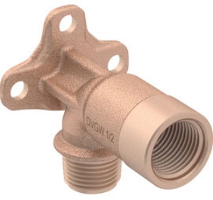 Bild von Geberit - Anschlusswinkel 90° GEBERIT MF 1/2", MF 1/2 ", Rp 1/2 ", L 5.7 cm, GEBERIT No. 602.285.00.1, Art.Nr. :602.285.00.1