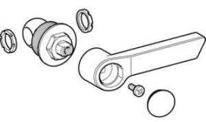 Bild von Geberit - Oberteile - Set GEBERIT Messing, Kugel aus PPSU, Art.Nr. :243.458.00.2