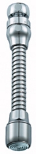 Bild von NEOPERL CASCADE SLC AC Strahlregler, mit Hahnschlauch & Kugelgelenk, M22x1 / 1/2" / 3/8", EK: F, A = ~ 13.5 - 15 l/min., Art.Nr. : 10 9625 98