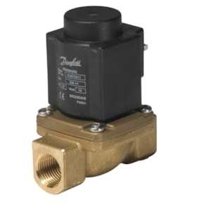 Bild von Danfoss - EV225B Magnetventil 2/2 Wege - Servogesteuert, G 1/2, PTFE, NC, 10 mm,24 V/AC, Art.Nr. : 032U380416