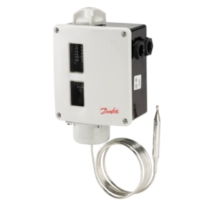 Bild von Danfoss - RT106 Thermostat, 20 - 90°C, SPDT, Kap. 2m, IP66, Art.Nr. : 017-500366