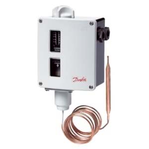 Bild von Danfoss - RT107 Thermostat, 70 - 150°C, Kap. 3 m, SPDT, IP66, Art.Nr. : 017-513966