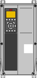 Bild von Danfoss Frequenzumrichter FC-102 1.5 KW, IP55, Art.Nr. :131H2448