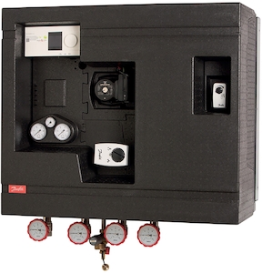 Bild von Danfoss Termix Compact 28 VX-FI HWP Kompakt-Fernwärmeübergabestation Typ 2, HE, BWW Primär, Art.Nr. :144H2004