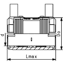 Bild von +GF+ ELGEF Plus Elektroschweiss Muffe PE100 d20-63mm / SDR11, d mm: 20, Art.Nr.: 753911606