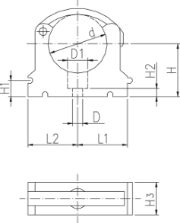 Bild von +GF+ KLIP-IT Rohrklemme Typ 061 PE metrisch, Grösse: 75, Art.Nr.: 173061012