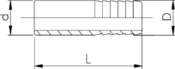 Bild von +GF+ Druckschlauchtülle PVC-U metrisch, Grösse: 63, Art.Nr.: 721960411