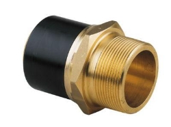 Bild von +GF+ ELGEF Plus Übergangsadapter PE/Messing d20-63mm / SDR11 / Aussengewinde R, d mm: 40, Art.Nr.: 720920719