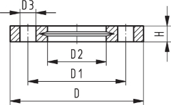 Bild von +GF+ Losflansch PP-V (Vollkunststoff), Ø mm: 125, Art.Nr.: 727700515