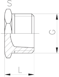 Bild von +GF+ Stopfen PVC-U G, Grösse: 11/4", Art.Nr.: 721960909