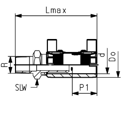 Bild von +GF+ ELGEF Plus Übergangsmuffe PE/Messing d20-63mm / SDR11 / Aussengewinde R, d mm: 20, Art.Nr.: 720920756