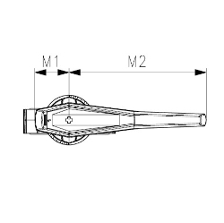 Bild von +GF+ Wafer-Style Zwischeneinbau Absperrklappe Typ 567 PVC-U Mit Handhebel Flansch Norm metrisch/ANSI/BS/JIS, d mm: 63, Art.Nr.: 161567002