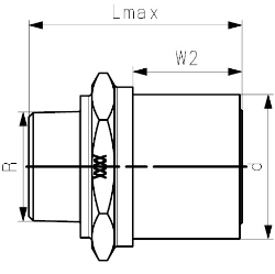 Bild von +GF+ ELGEF Plus Übergangsadapter PE/Edelstahl d20-63mm / SDR11 / Aussengewinde R, d mm: 20, Art.Nr.: 724920706