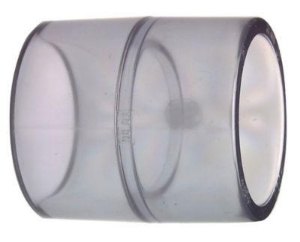 Bild von +GF+ Muffe egal PVC-U transparent metrisch, Grösse: 20, Art.Nr.: 752910106