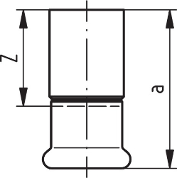 Bild von +GF+ PRESS-FIT Wasser Reduktion Kupfer, d mm: 28 ‑ 18, Art.Nr.: 767624311