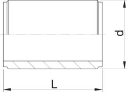 Bild von +GF+ PROGEF Standard Doppelnippel (PN10), Grösse: 25, Art.Nr.: 727910907