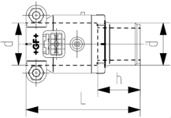 Bild von +GF+ INSTAFLEX Elektroschweiss Übergang PB, d mm: 20, Art.Nr.: 761069208