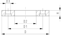 Bild von +GF+ INSTAFLEX Lose Flansche PN 16 IPP, d mm: 25, Art.Nr.: 761065271