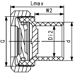 Bild von +GF+ ELGEF Plus PE - Sperrblasenadapter PE100 d63mm / SDR11, d mm: 63, Art.Nr.: 193280279