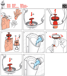 Bild von Laufen Siphon für Urinal LEMA 1-LITER , Art.Nr. :  H8941960000001